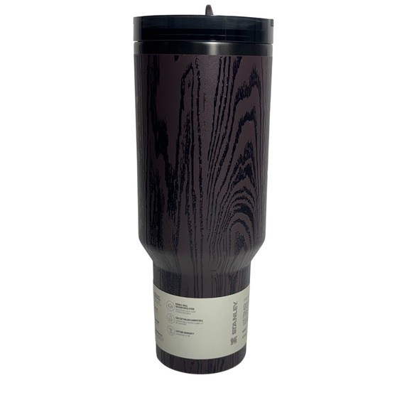 Stanley Quencher ProTour Flip Straw 40 oz Redwood Woodgrain Leakproof Tumbler - Picture 6 of 12
